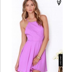 Lulus lilac strappy dress